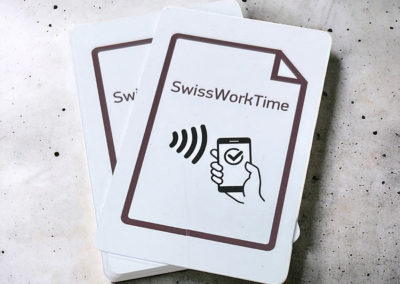 NFC Stamping card SwissWorkTime
